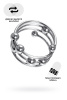 Кольцо для пениса TOYFA Metall, металл, серебристое, Ø 4см