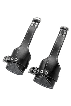 Подвес Pecado BDSM, «мягкий» с белой строчкой, чёрный