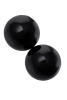 Вагинальные шарики Sexus Glass, Черные, 3,2 см, Ø 2,5