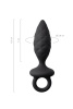 Анальная пробка Erotist Strob S - size, черная, 7 см Ø 2,6