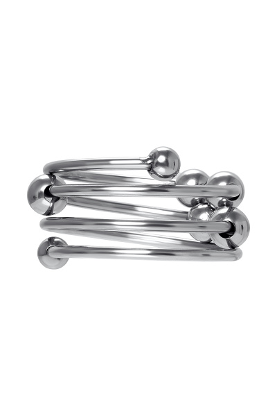 Кольцо для пениса TOYFA Metall, металл, серебристое, Ø 4см