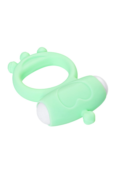 Виброкольцо на пенис TOYFA A-Toys Fowd, силикон, зеленое, Ø 2,6 см