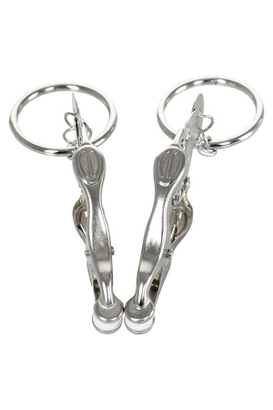 Зажимы для сосков TOYFA Theatre, серебрянные