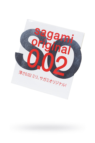 Презервативы Sagami №1 полиуретановые Original 0.02, 1шт 