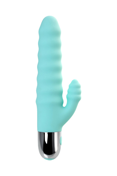Рельефный вибратор с клиторальной стимуляцией TOYFA Flovetta  Flax