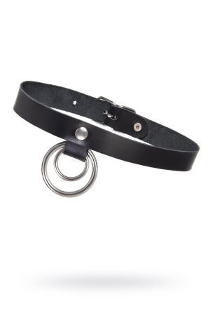 Чокер-ошейник Pecado BDSM, кольцо в кольце